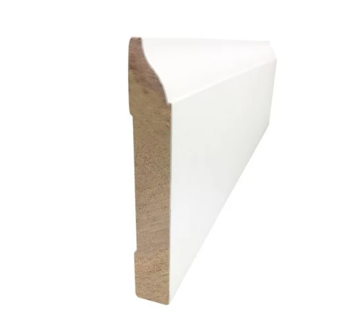 Biela základová základná doska Moulding.png White Primed Wood Baseboard Moulding.png