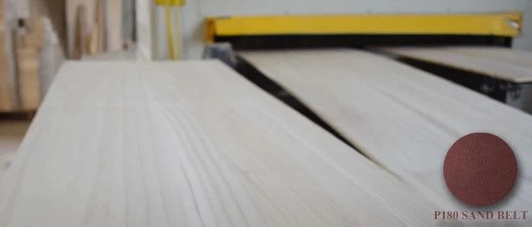 brúsenie strán topoľovej zásuvky