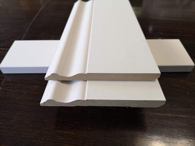 MDF baseboard moulding