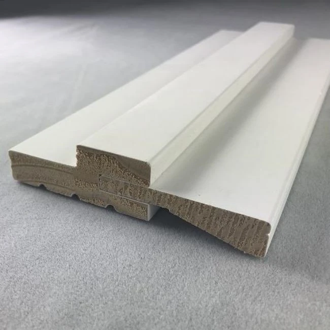 Great Value White Gesso Coated Wood Door Frames For Doors