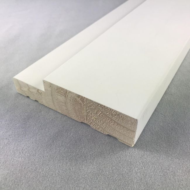 Great Value White Gesso Coated Wood Door Frames For Doors
