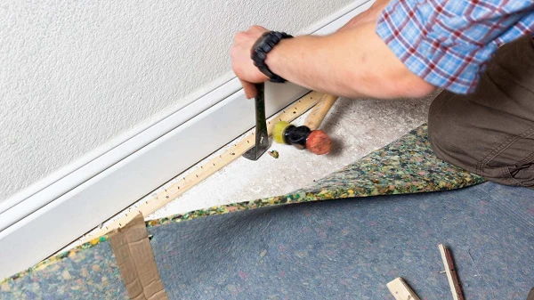 baseboard Caulking the Gap