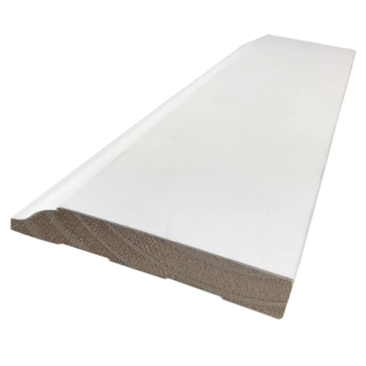 High Quality Timber Plywood Primed Wooden Skirting Tirm Moulding