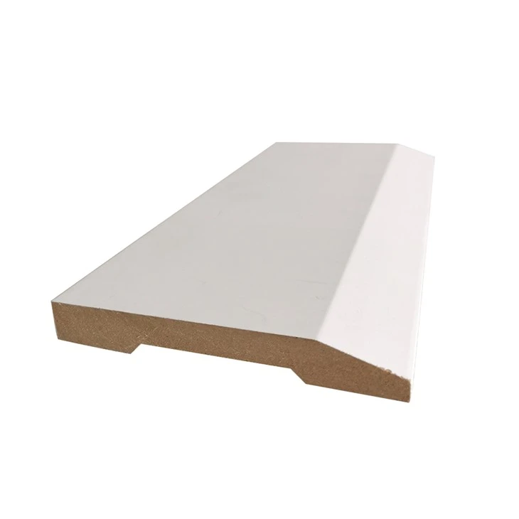 White Primed Decorative Interior Mdf Molding Pine Trim Moulding