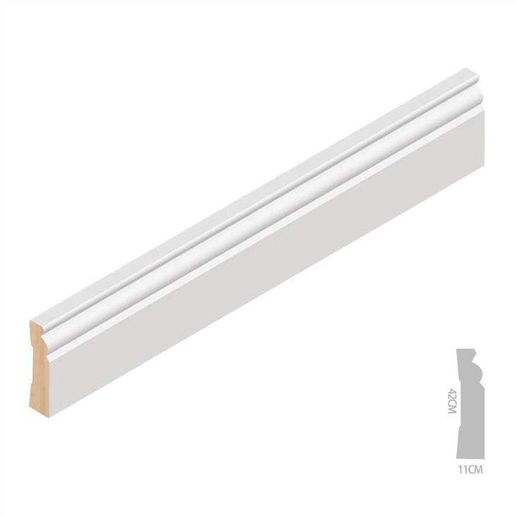 White Primed Finger Jointed Boards Window Reveal Moulding