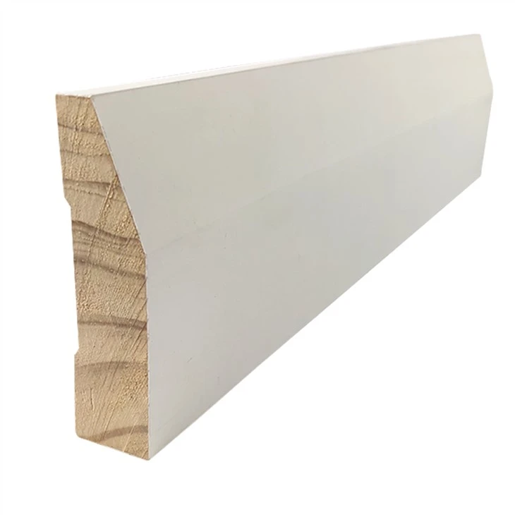 White Primed Finger Jointed Timber Window Reveal Moulding